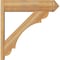 Ekena Millwork Olympic Rough Sawn Arts and Crafts Outlooker, Western Red Cedar, 8"W x 32"D x 32"H OUT08X32X32OLY03RWR - alternate 3